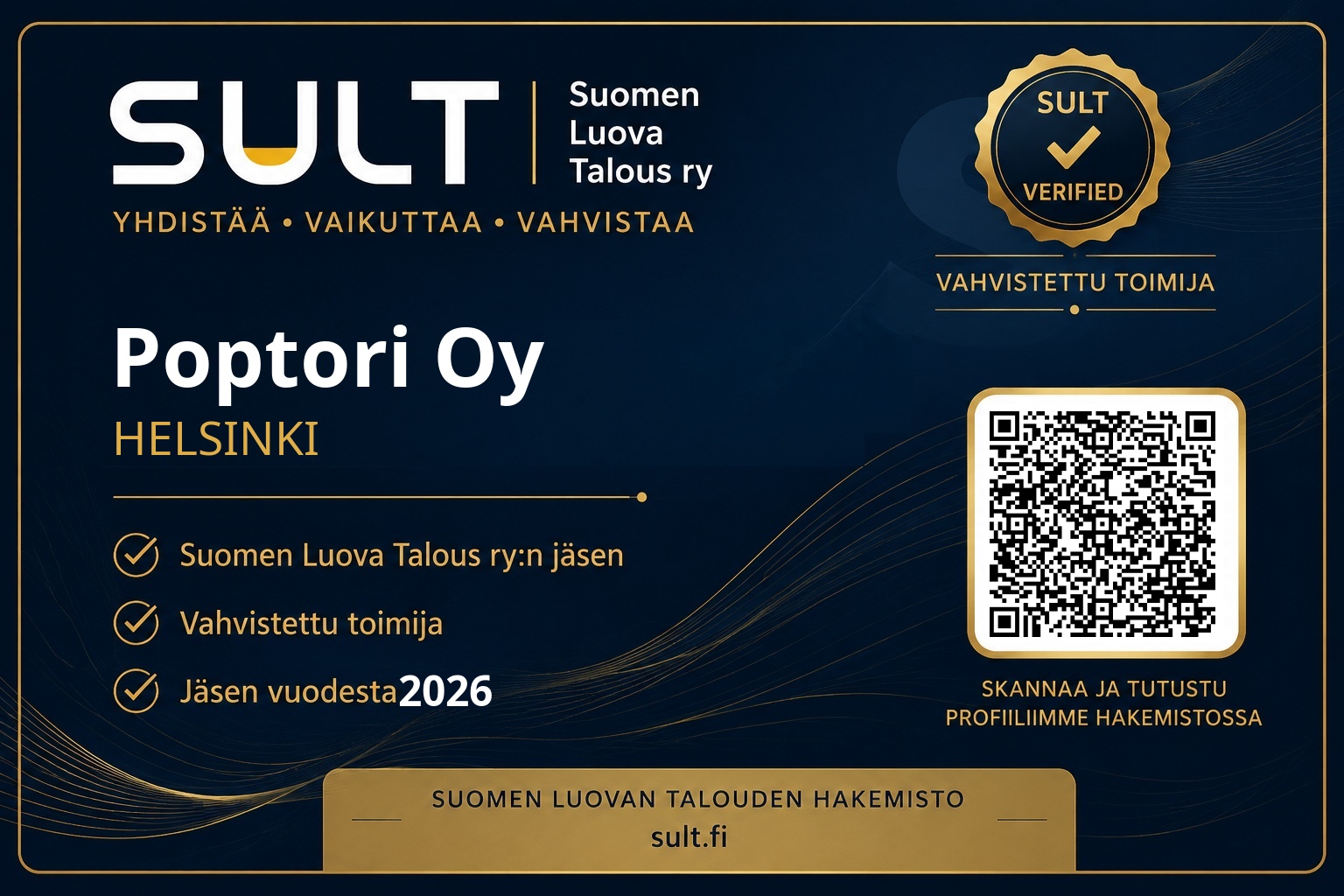 SULT-jäsenkyltti